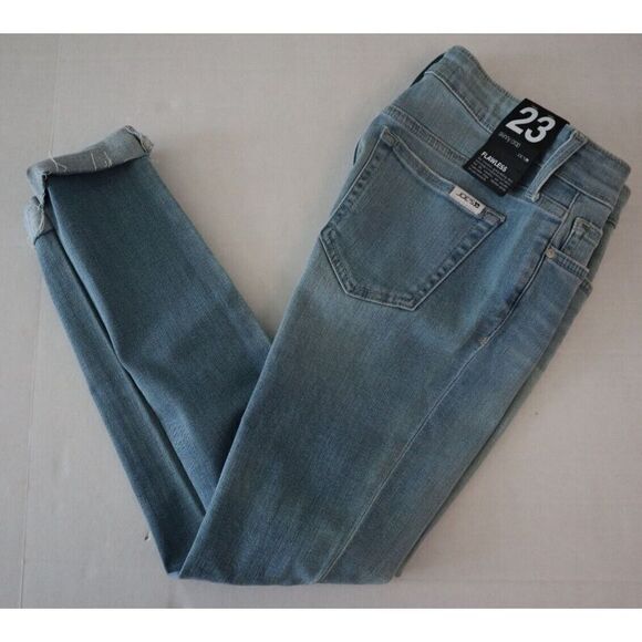 Joe's Jeans JCLBSTRE Women Sz 23 Light Blue Icon Mid-Rise Skinny Crop Jeans - Picture 7 of 7